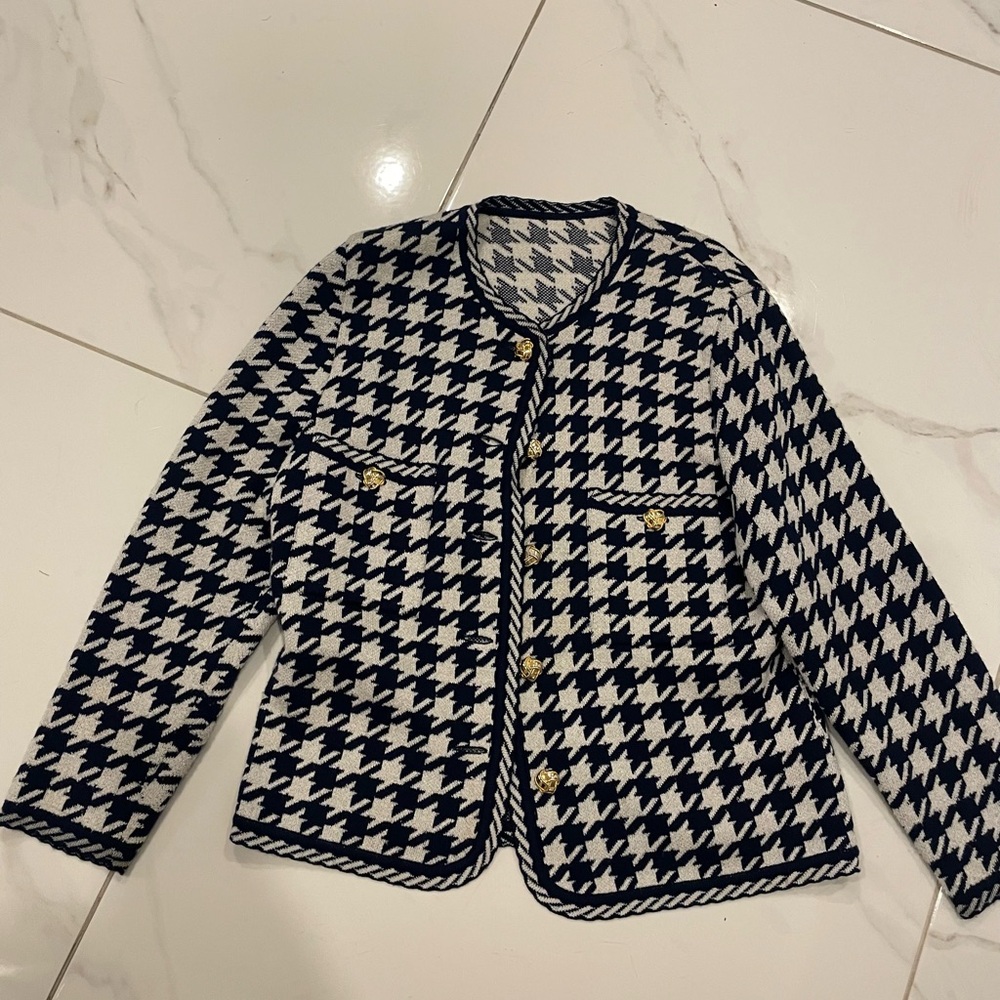 Classic Houndstooth Women's Jacket
